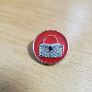 Interchangeable Snap Jewelry Red Purse Snap